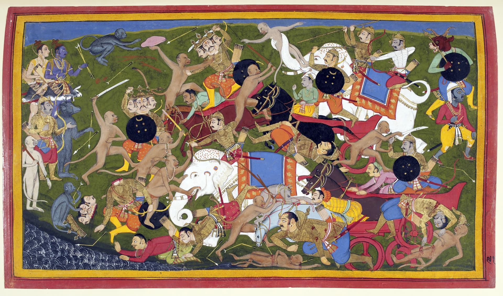 The Battle at Lanka, Sahibdin, Mewar, 1649 to 1653